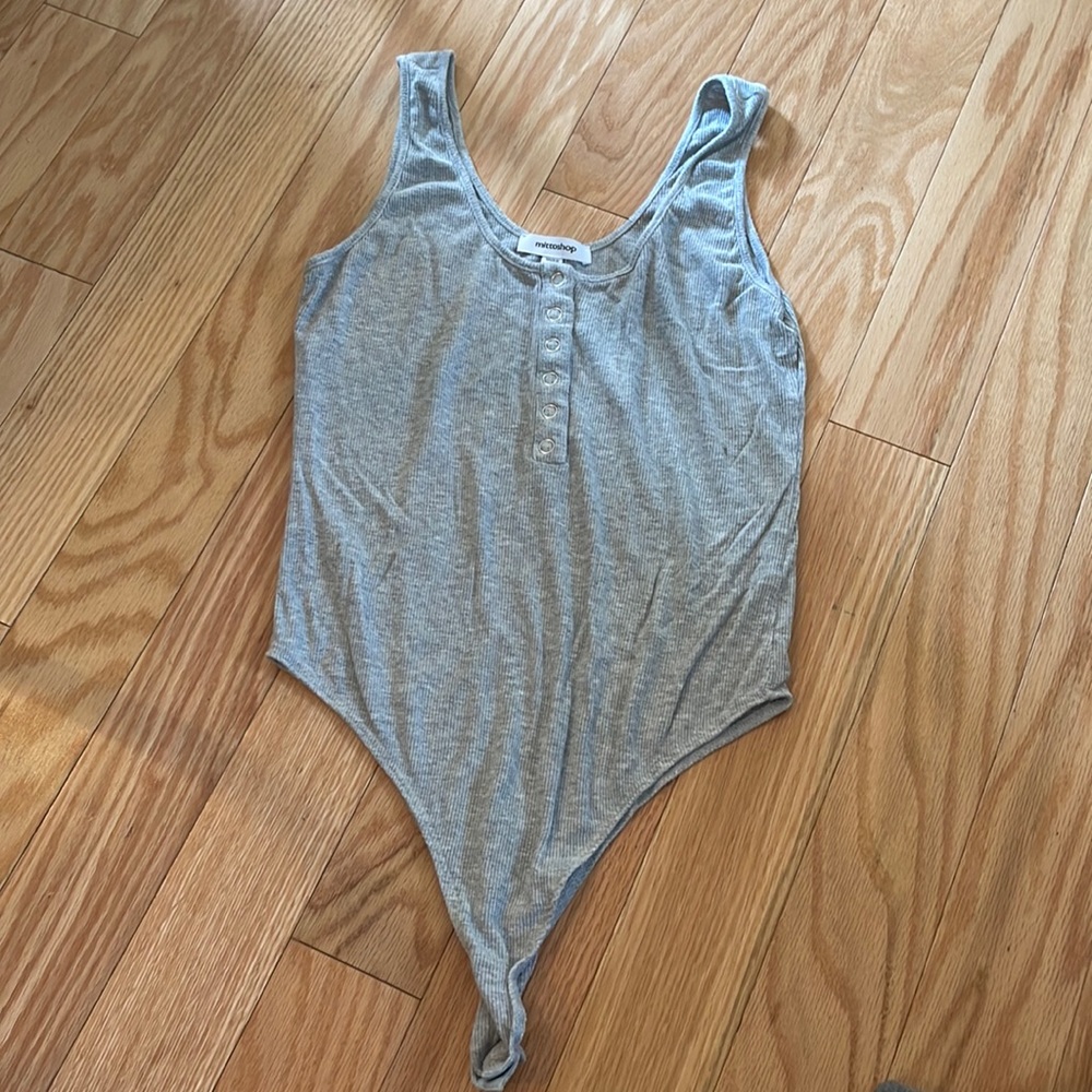 Grey bodysuit